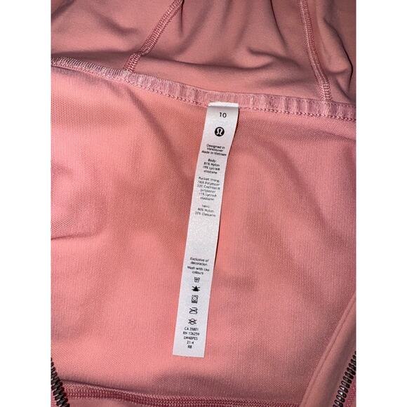 Lululemon Jacket Women’s 10 Pink Hooded Define Soft Girl Ballet Soft Girl - Picture 14 of 16